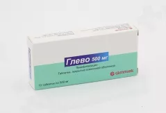 Глево 500 мг таблетки покрытые пленочной оболочкой N10