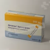 Депакин Хроносфера 250 мг гранулы с пролонгированным высвобождением пакетики N30