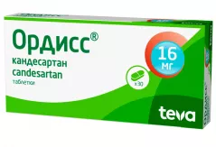 Ордисс 16 мг таблетки N30