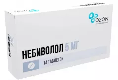 Небиволол 5 мг таблетки N14/Озон/