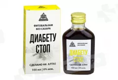 Фитобальзам Диабету Стоп без сахара 100мл*