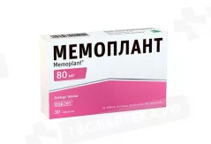 Мемоплант 80 мг таблетки покрытые пленочной оболочкой N30