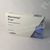 Монтелар 4 мг таблетки жевательные N14