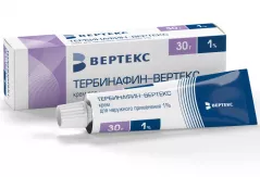 Тербинафин-Вертекс 1% крем для наружного применения 30 г