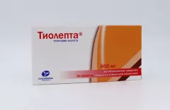 Тиолепта 600 мг таблетки покрытые пленочной оболочкой N30