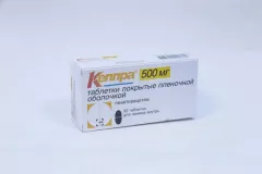 Кеппра 500 мг таблетки покрытые пленочной оболочкой N30