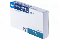 Прегабалин-Рихтер 150 мг капсулы N14!!!