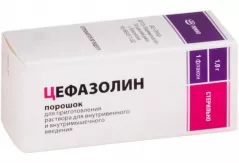 Цефазолин 1 г пор д/ин для внутривенного и внутримышечного флакон N1