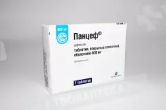 Панцеф 400 мг таблетки покрытые пленочной оболочкой N7