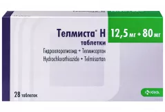Телмиста  H 12,5мг+80мг таблетки N28