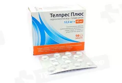 Телпрес плюс 12,5мг+80мг таблетки N98