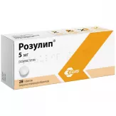Розулип 5 мг таблетки покрытые пленочной оболочкой N28