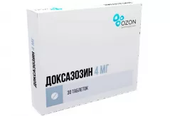 Доксазозин 4 мг таблетки N30  *