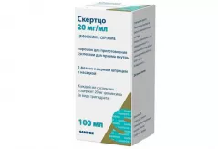 Скертцо 20мг/мл порошок для приготовления суспензии для приёма внутрь 53г 100мл
